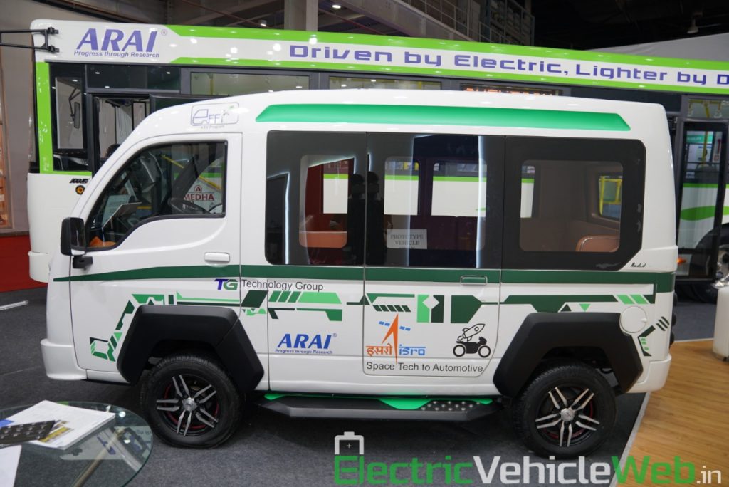 ARAI showcases Tata Magic Hybrid vehicle developed with ISRO