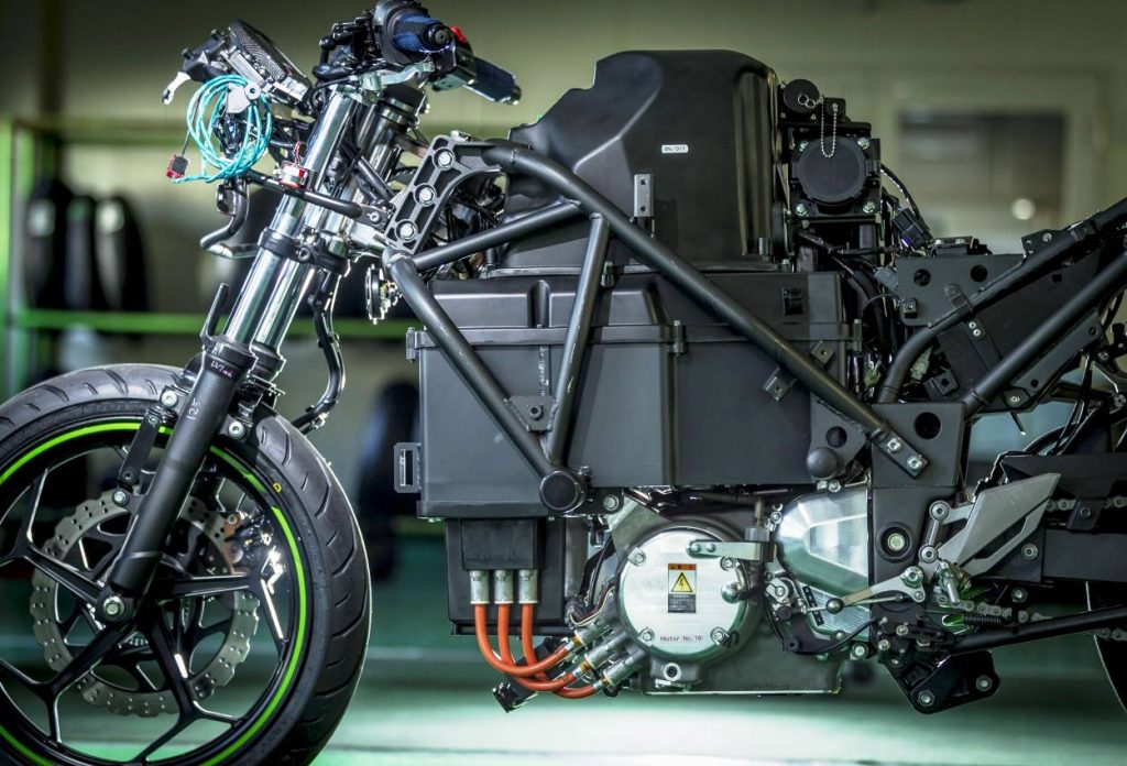 New details available on Kawasaki's first electric motorcycle [Video]