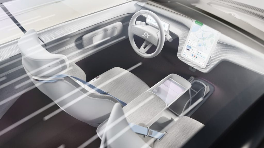 Interior of the Volvo Concept Recharge