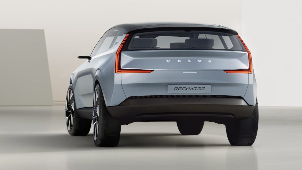 Volvo Concept Recharge at the rear