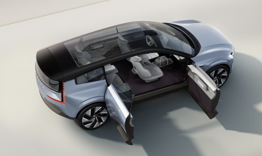 Volvo Concept charging page